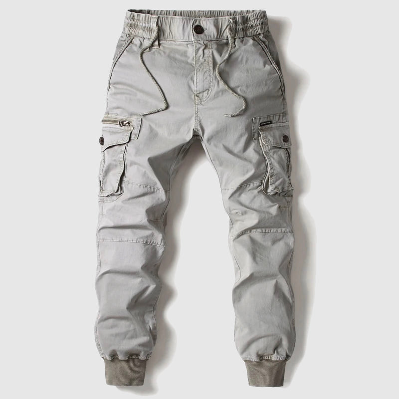 Men's Slim Fit Cargo Jogger Pants – Multi-Pocket Design