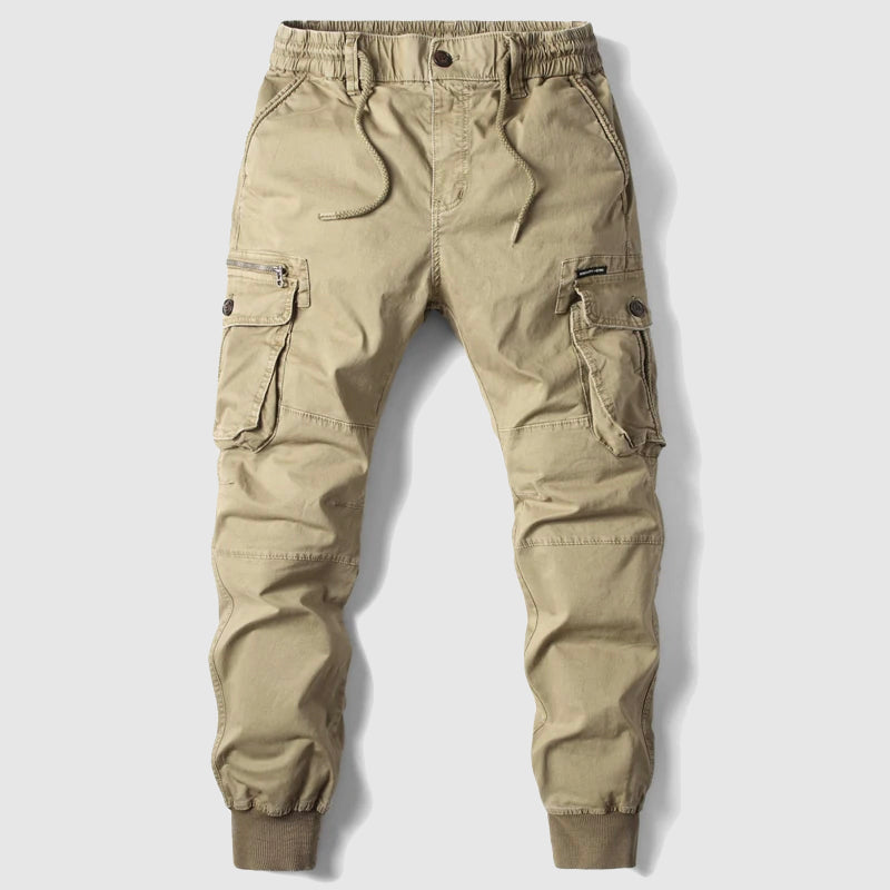 Men's Slim Fit Cargo Jogger Pants – Multi-Pocket Design