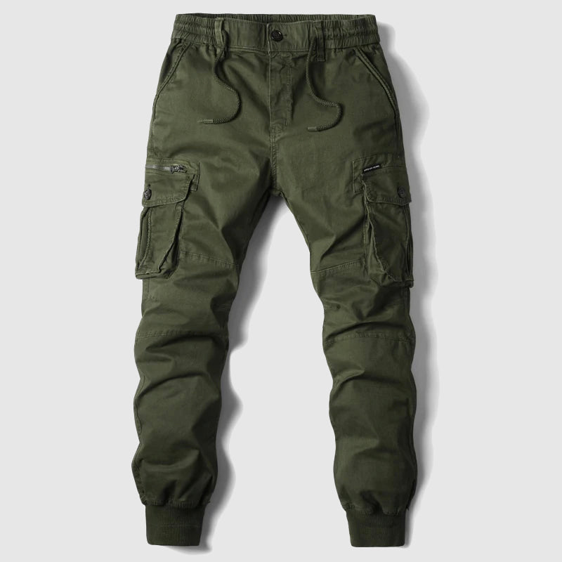 Men's Slim Fit Cargo Jogger Pants – Multi-Pocket Design