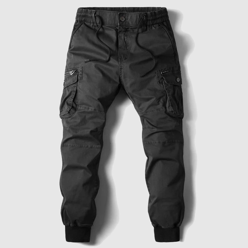 Men's Slim Fit Cargo Jogger Pants – Multi-Pocket Design
