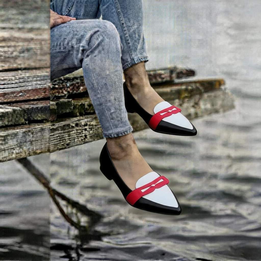 Women’s Orthopedic Casual Loafers - Arch Support Pointed Toe Dress Shoes