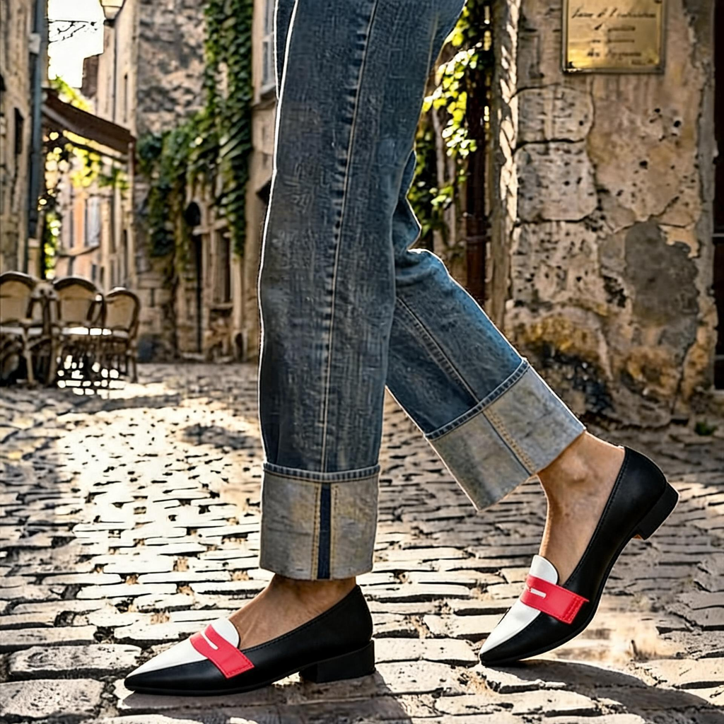 Women’s Orthopedic Casual Loafers - Arch Support Pointed Toe Dress Shoes