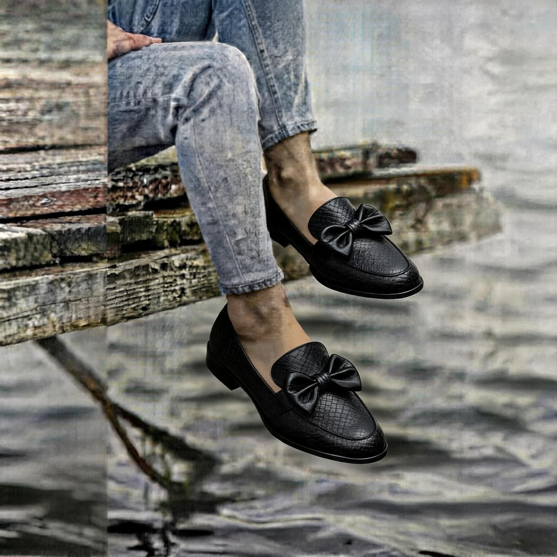 Women's Orthopedic Bow Tie Loafers -  Slip-On Casual Breathable Shoes