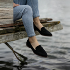 Women's Orthopedic Pointed Toe Loafers - Slip On Soft Sole Casual Shoes