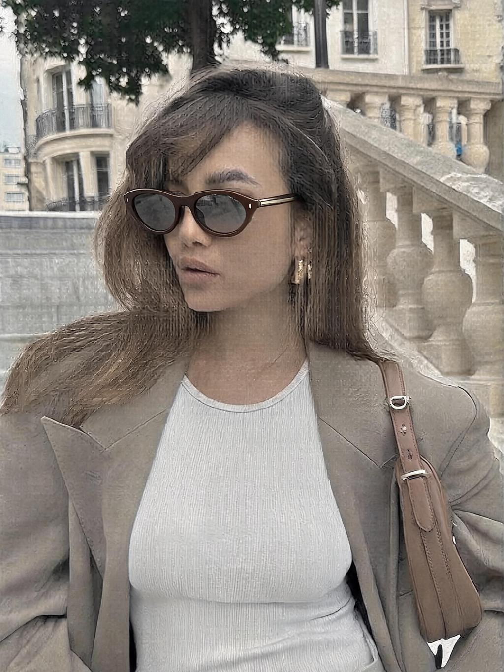 Unisex Polarized Sunglasses - Cat Eye Vintage Outdoor Shades