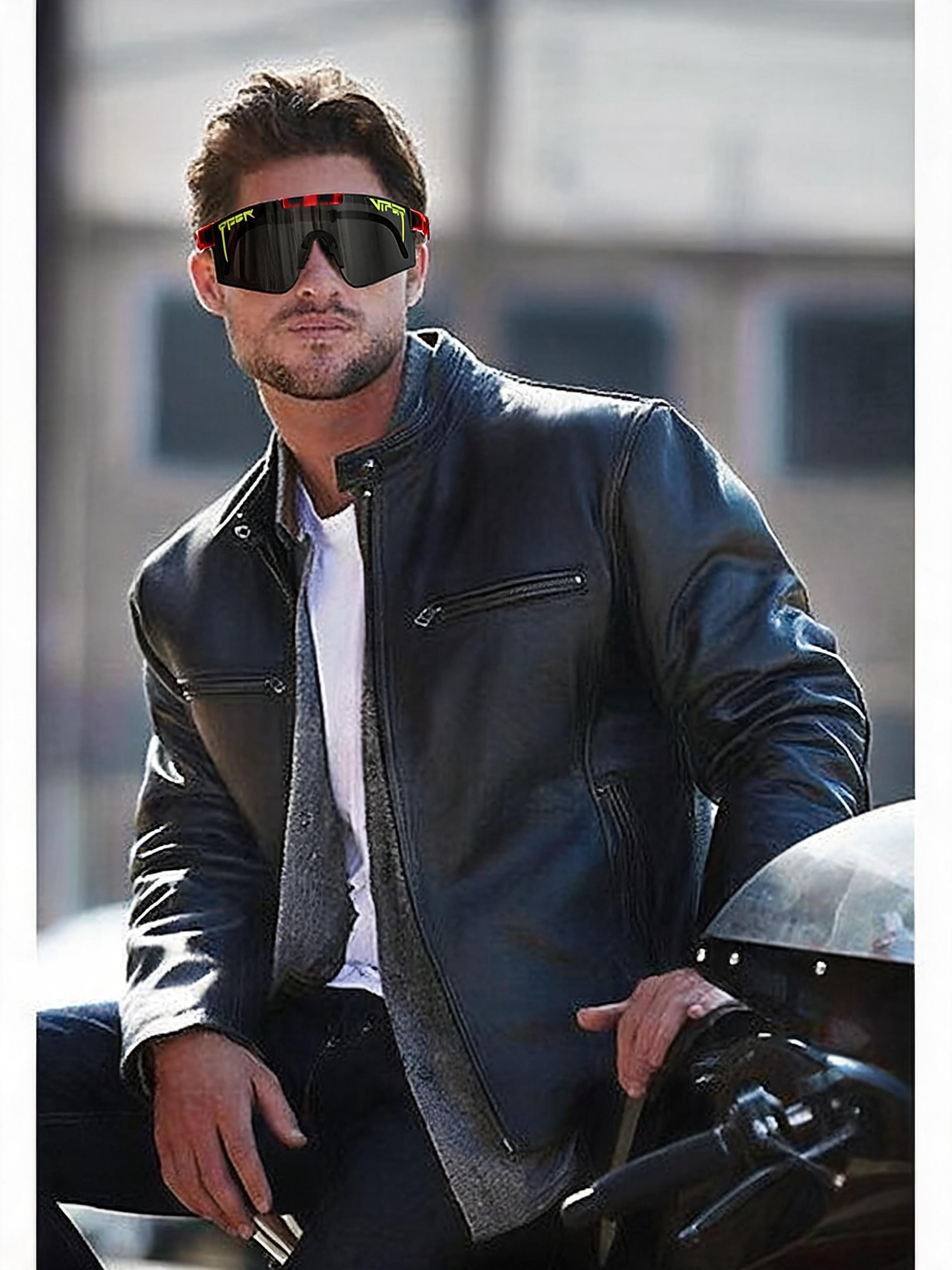 Men’s Cycling Outdoor Sunglasses - Polarized Sports Goggles