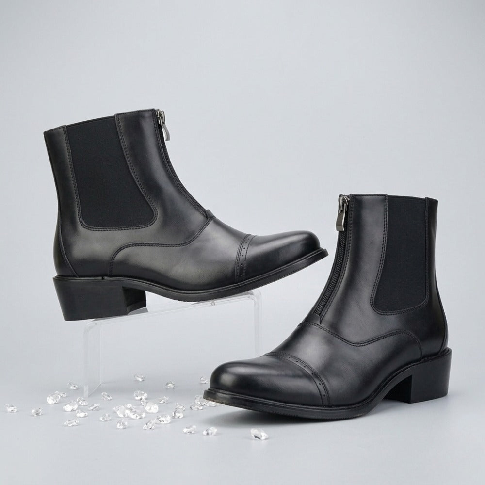 Bottes de équitation pour hommes - Bottes Chelsea élastiquées britanniques