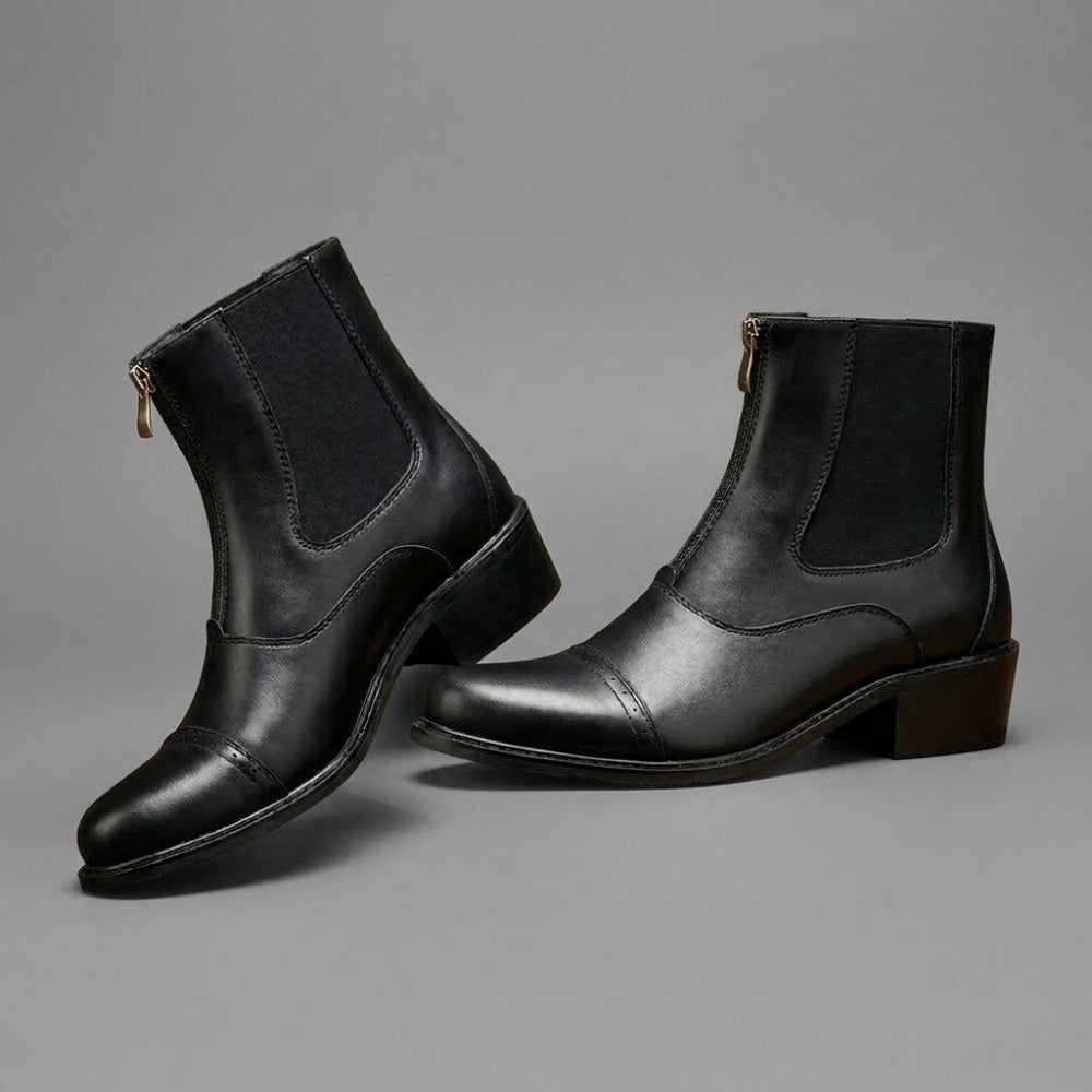 Bottes de équitation pour hommes - Bottes Chelsea élastiquées britanniques