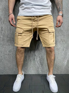 Men's Casual Cargo Shorts – Multi-Pocket Utility Design