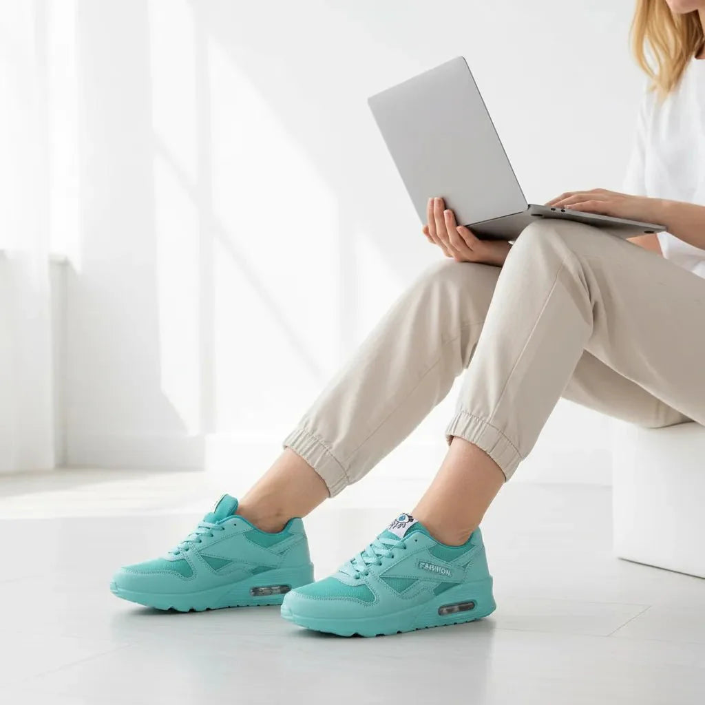 Women's Walking Women’s Cushioned Walkers – Breathable Mesh Sneakers