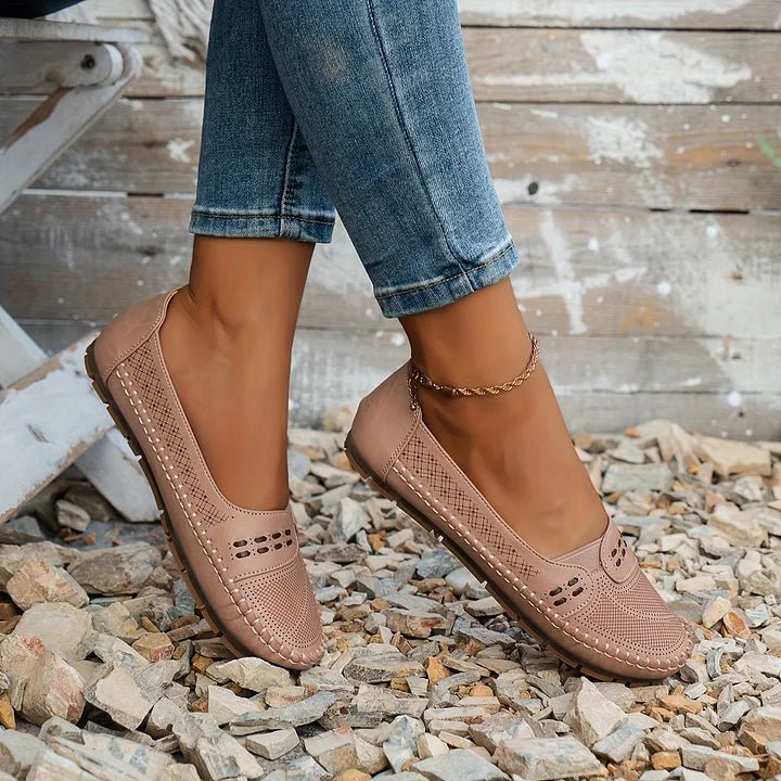 Women's Orthopedic Slip-On Loafers - Flat, Soft Sole Casual Shoes