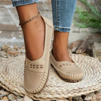 Women's Orthopedic Slip-On Loafers - Flat, Soft Sole Casual Shoes