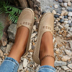 Women's Orthopedic Slip-On Loafers - Flat, Soft Sole Casual Shoes