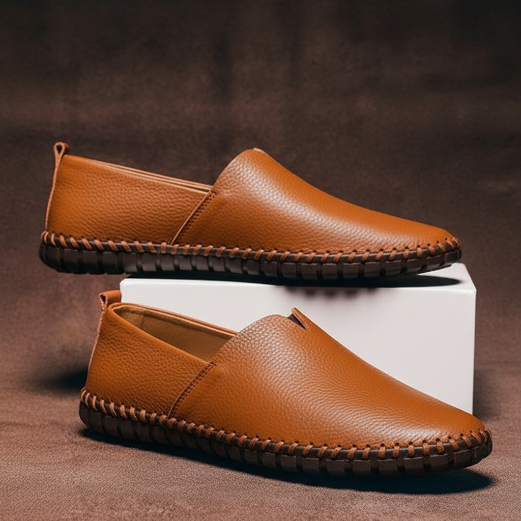 James | Comfortable Faux Leather Loafers for Men