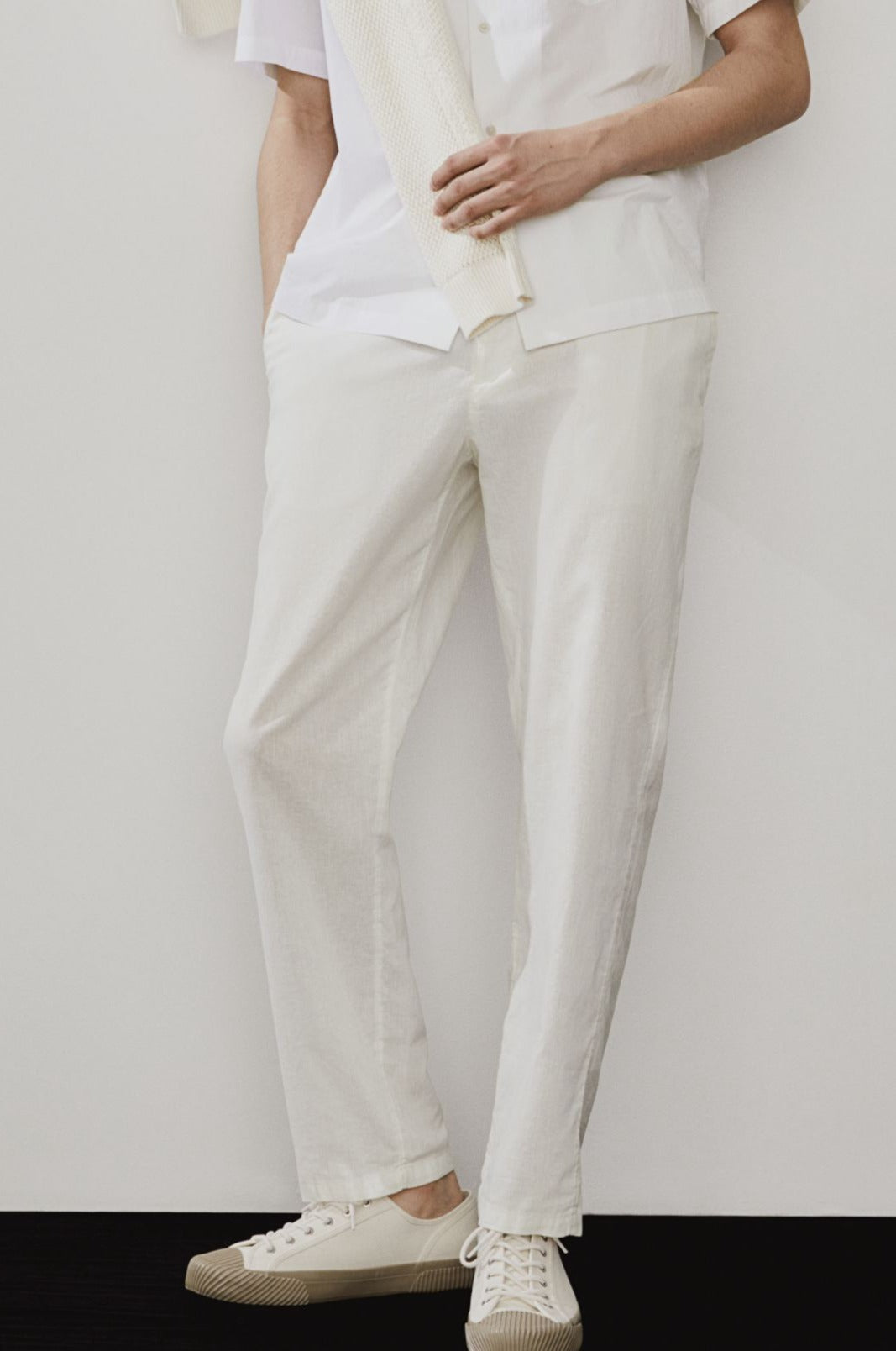 Men's Casual Trousers, Relaxed Fit Drawstring Trousers – Elasticated Waist