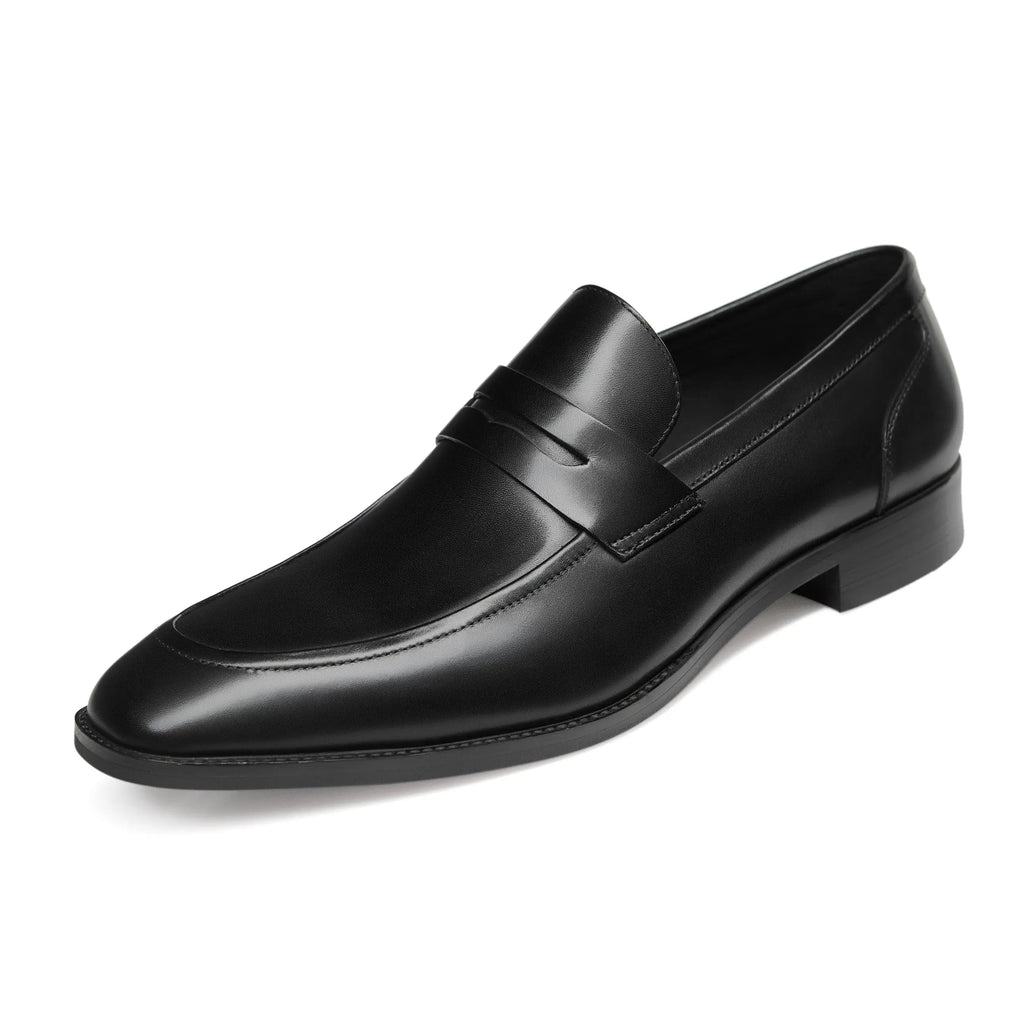 Men’s Leather Penny Loafers – Slip-On Formal and Casual Shoes