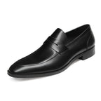 Men’s Leather Penny Loafers – Slip-On Formal and Casual Shoes