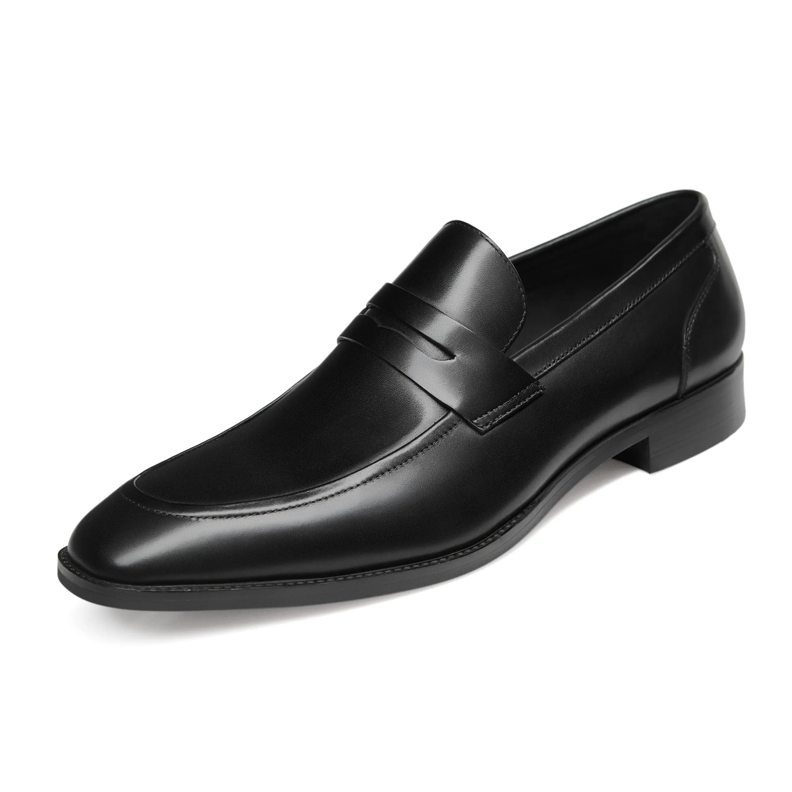Men’s Leather Penny Loafers – Slip-On Formal and Casual Shoes