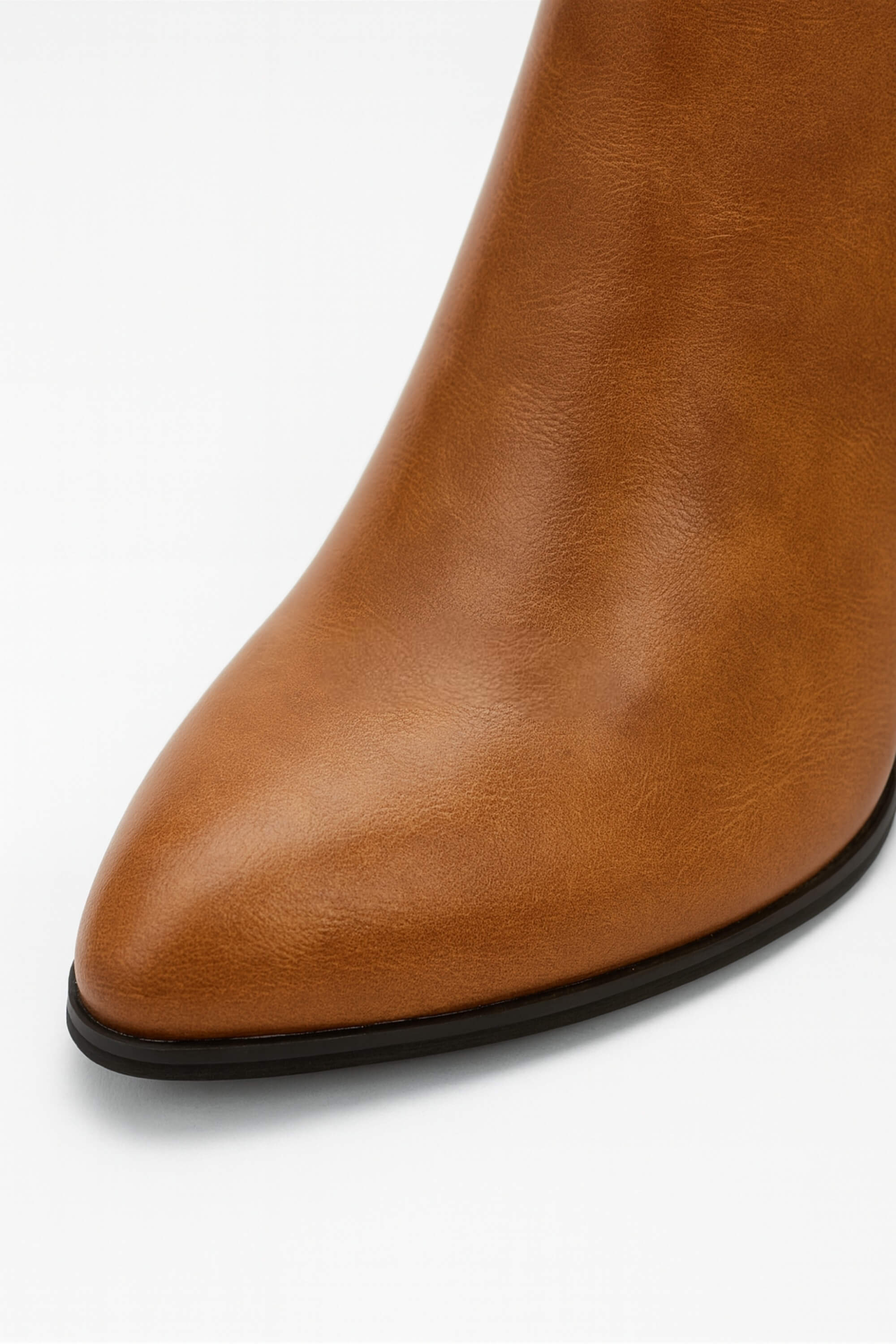 Women’s Ankle Boots - Chunky Mid-Heel with Side Zip