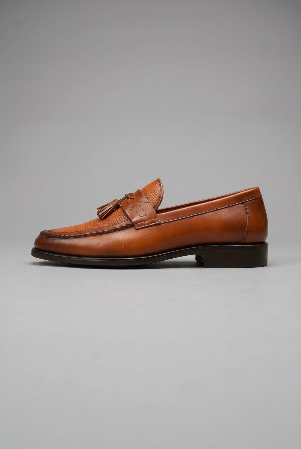 Men’s Classic Slip On Leather Loafers with Tassel