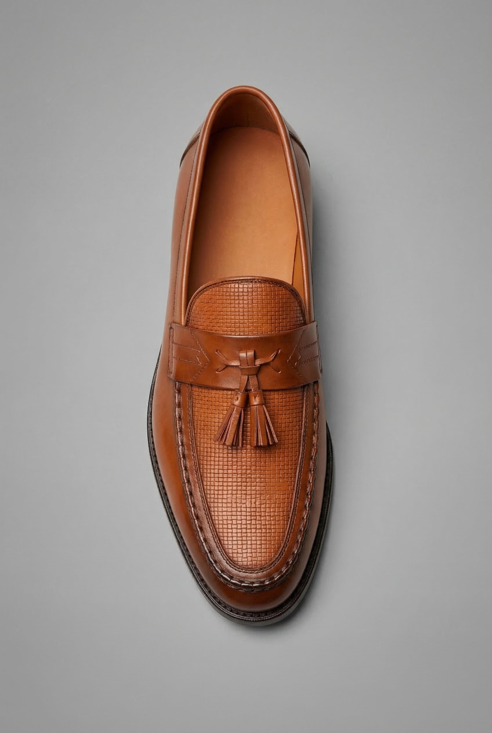 Men’s Classic Slip On Leather Loafers with Tassel