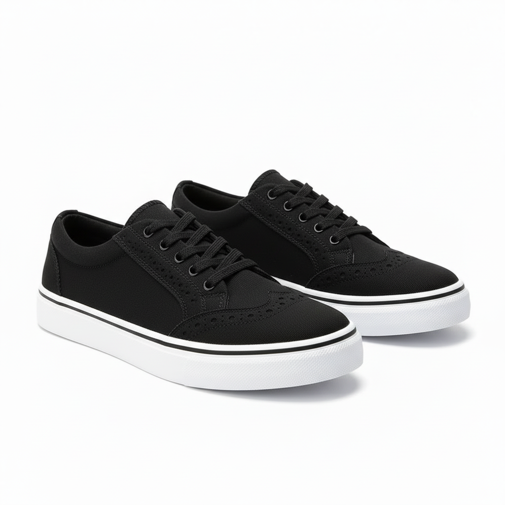 Women's Lace-Up trainers with white soles Cara Ldn