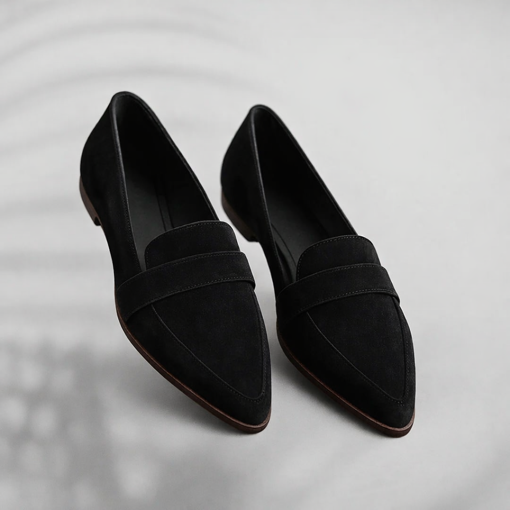 Women's Orthopedic Pointed Toe Loafers - Slip On Soft Sole Casual Shoes