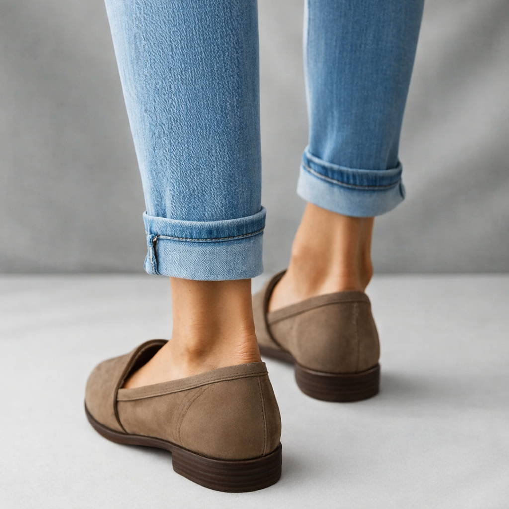 Women's Orthopedic Pointed Toe Loafers - Slip On Soft Sole Casual Shoes