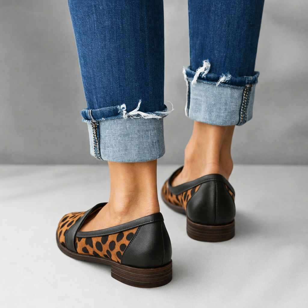 Women's Orthopedic Pointed Toe Loafers - Slip On Soft Sole Casual Shoes