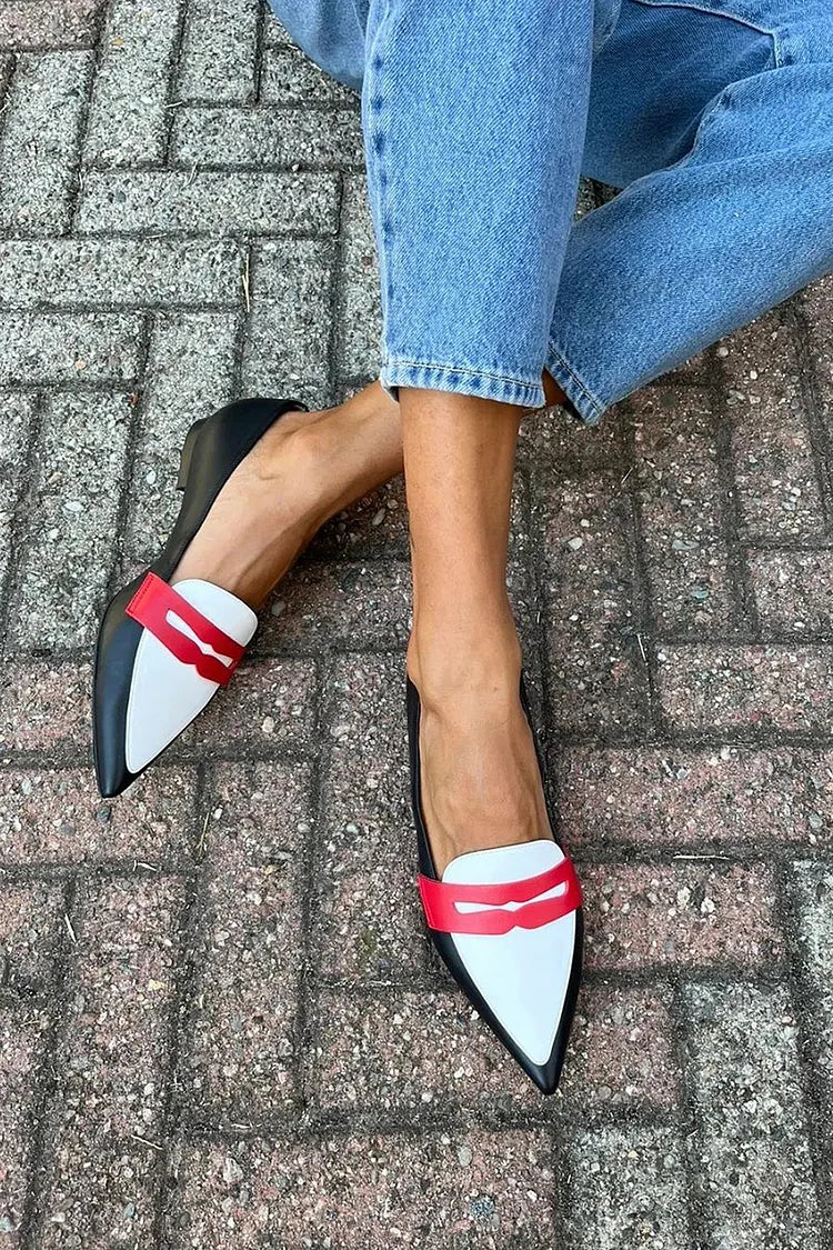 Women’s Orthopedic Casual Loafers - Arch Support Pointed Toe Dress Shoes