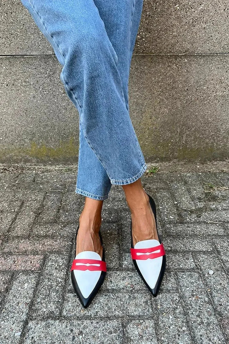 Women’s Orthopedic Casual Loafers - Arch Support Pointed Toe Dress Shoes
