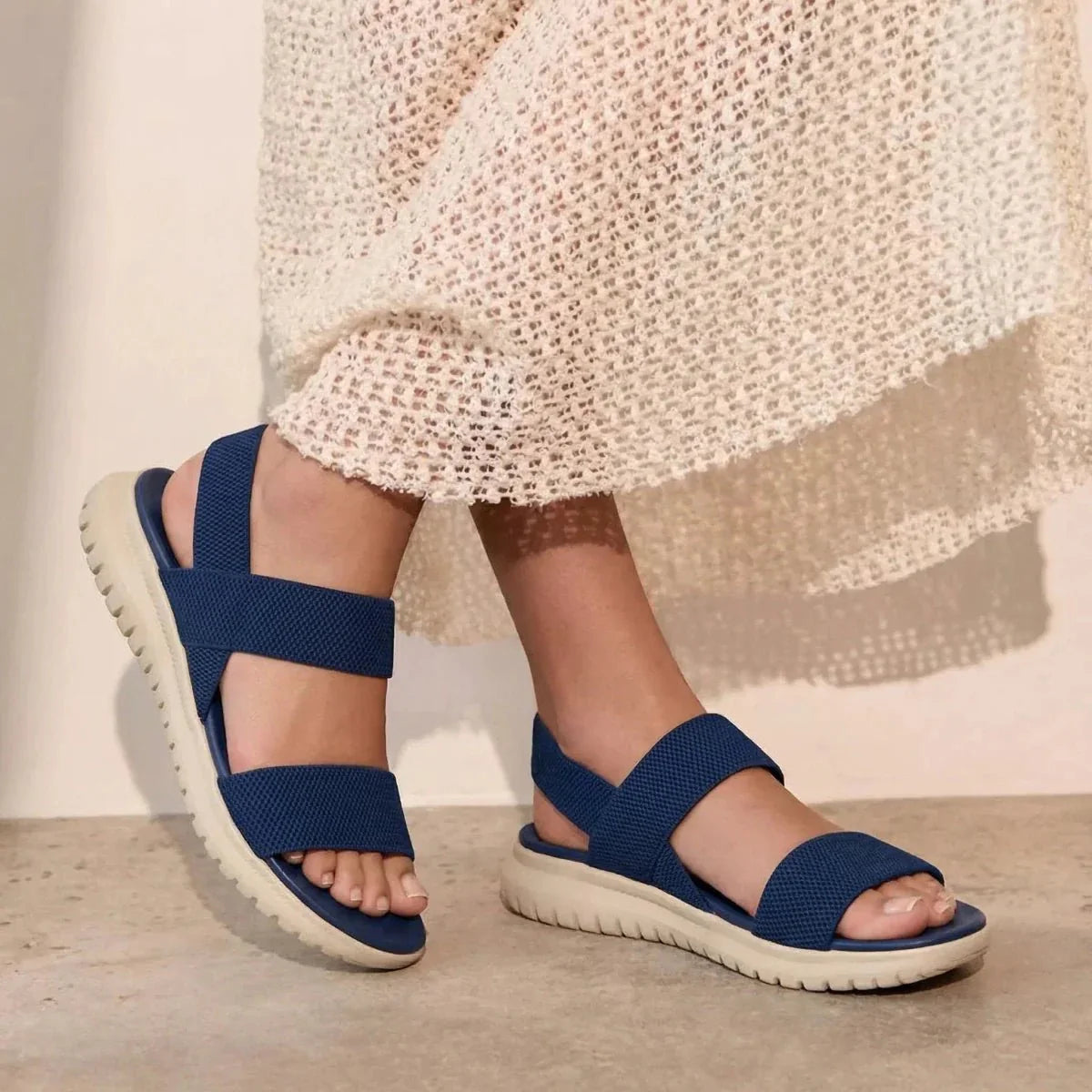 Essence Women’s Sandals – Breathable Stretch-Knit Comfort