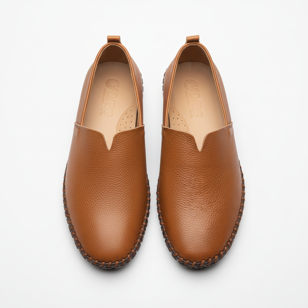 James | Comfortable Faux Leather Loafers for Men