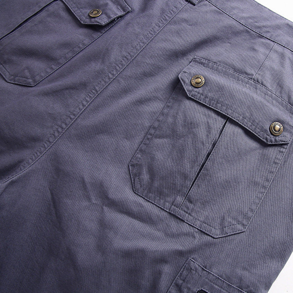 Men's Cargo Shorts – Multi-Pocket Casual Design