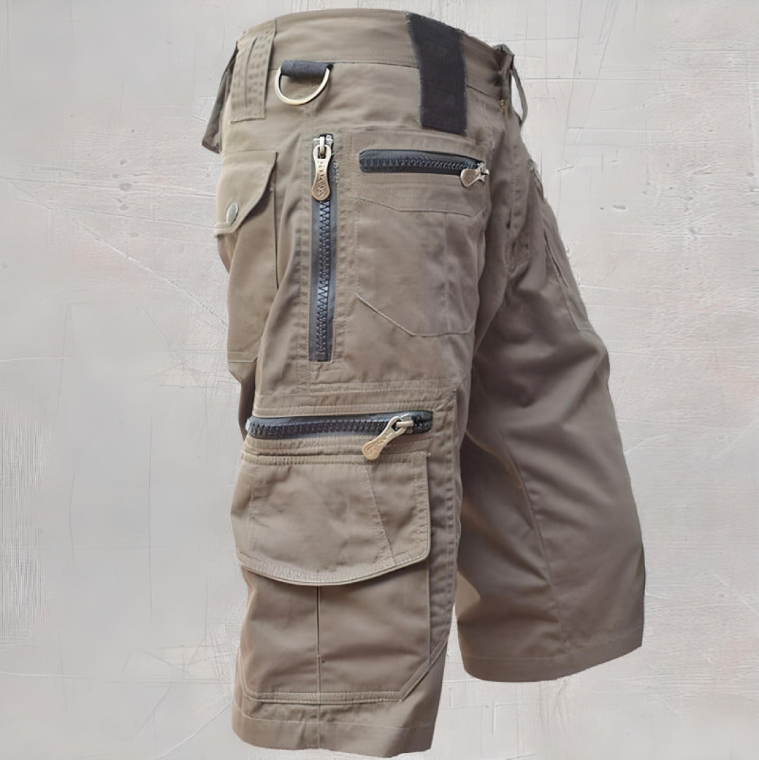 Men's Cargo Shorts – Multi-Pocket Casual Design