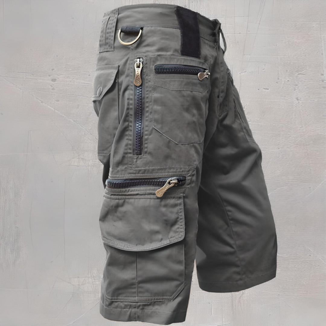 Men's Cargo Shorts – Multi-Pocket Casual Design