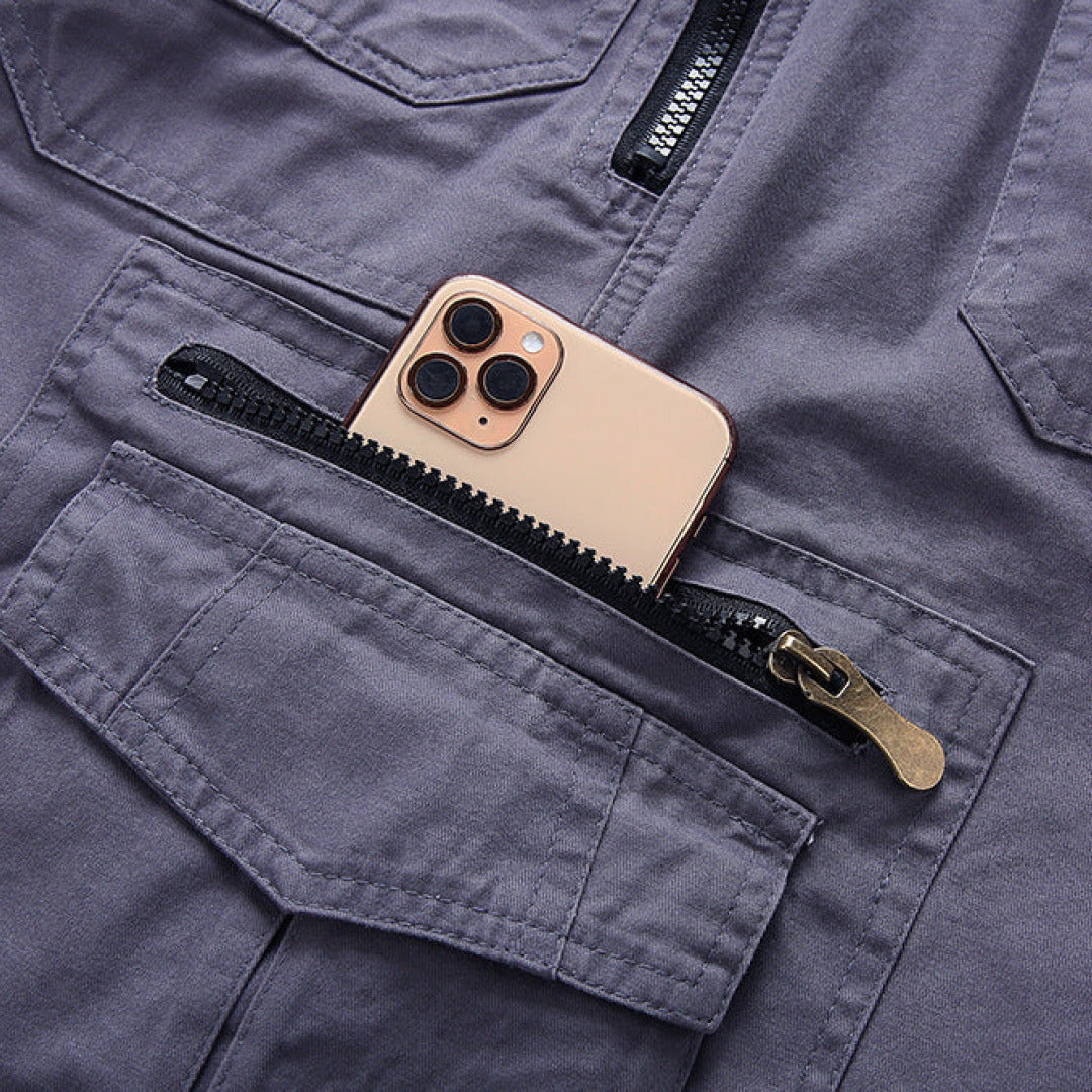 Men's Cargo Shorts – Multi-Pocket Casual Design
