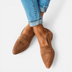 Women’s Orthopedic Loafers – Pointed Toe Suede Style Shoes