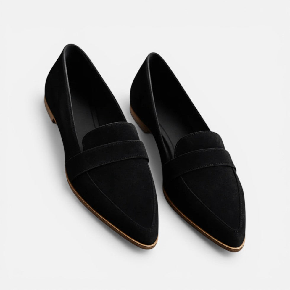 Women’s Orthopedic Loafers – Pointed Toe Suede Style Shoes