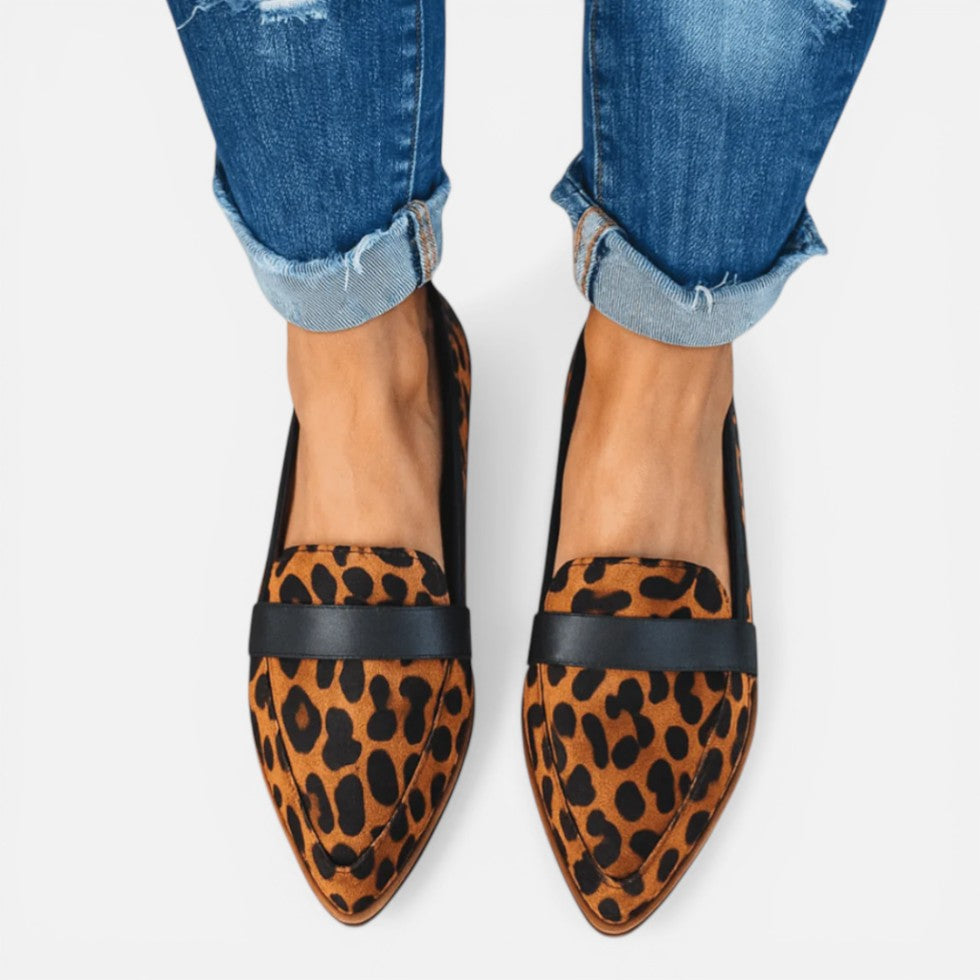 Women’s Orthopedic Loafers – Pointed Toe Suede Style Shoes