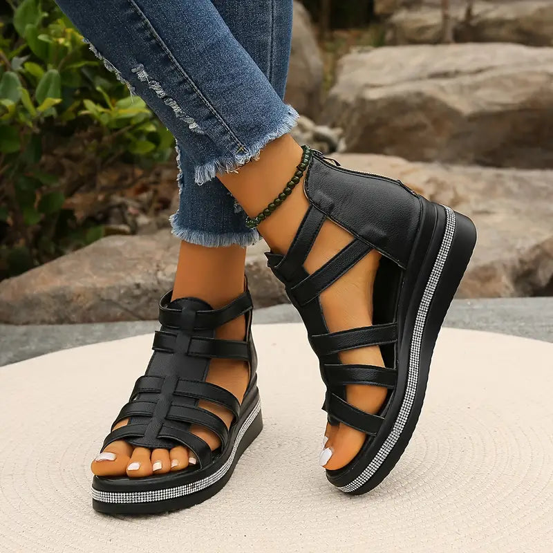 Women’s Orthopedic Wedge Sandals – Cushioned Supportive Comfort