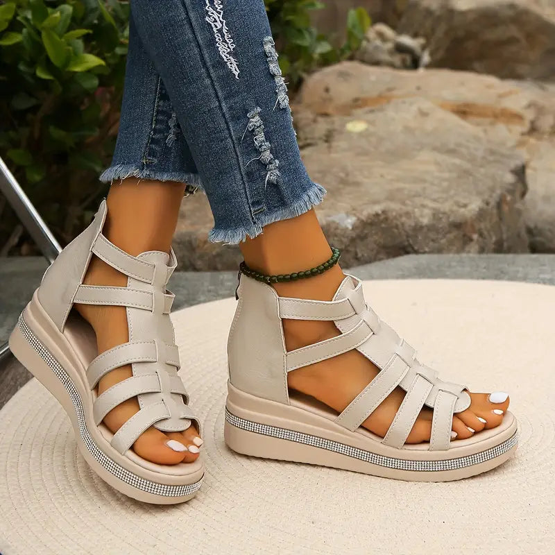 Women’s Orthopedic Wedge Sandals – Cushioned Supportive Comfort