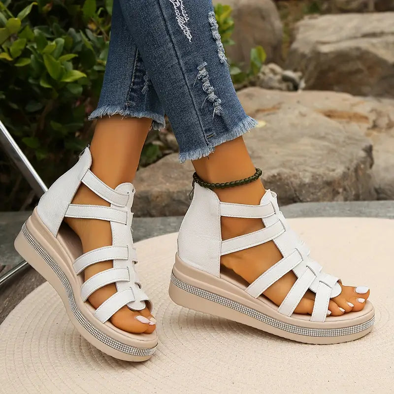 Women’s Orthopedic Wedge Sandals – Cushioned Supportive Comfort
