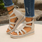 Women’s Orthopedic Wedge Sandals – Cushioned Supportive Comfort