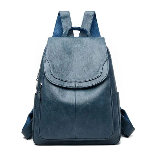 Anti-Theft Leather Backpack – Secure & Stylish Travel Bag – Cara Ldn