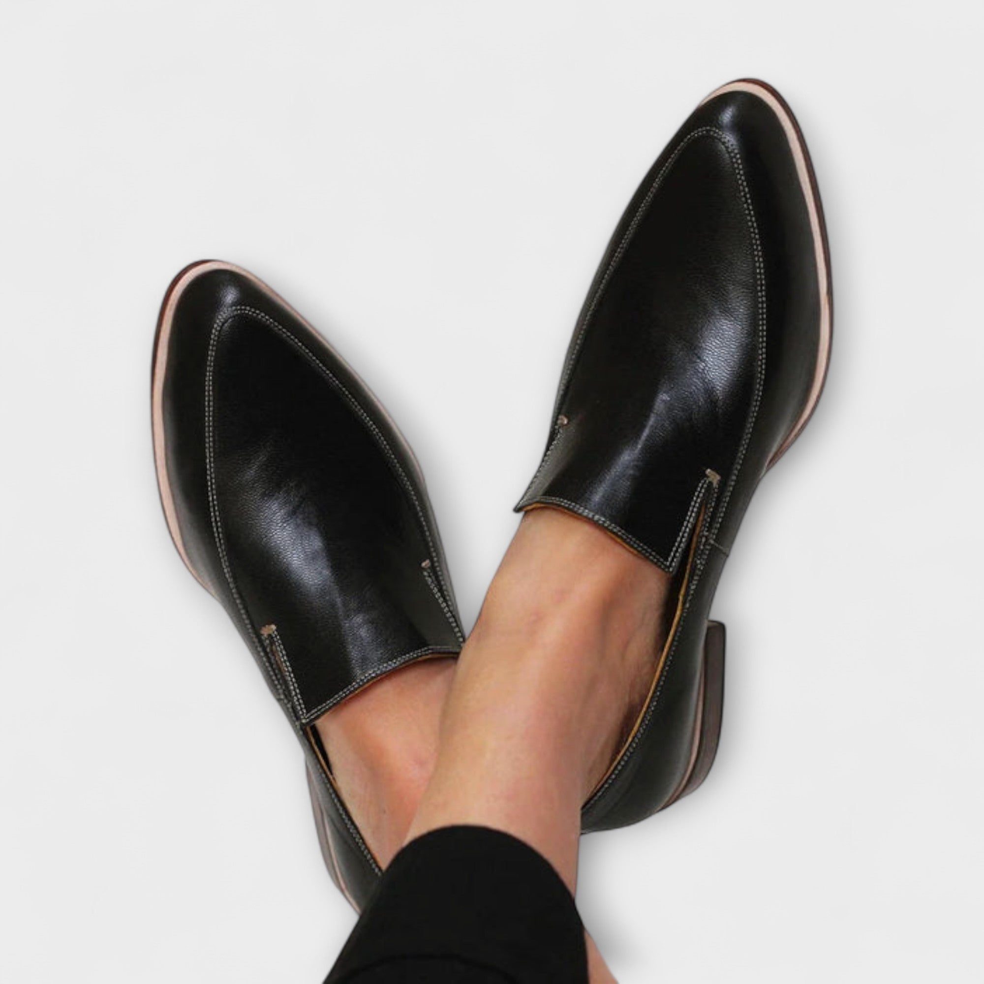 Women’s Slip-On Leather Loafers for Formal and Casual Wear