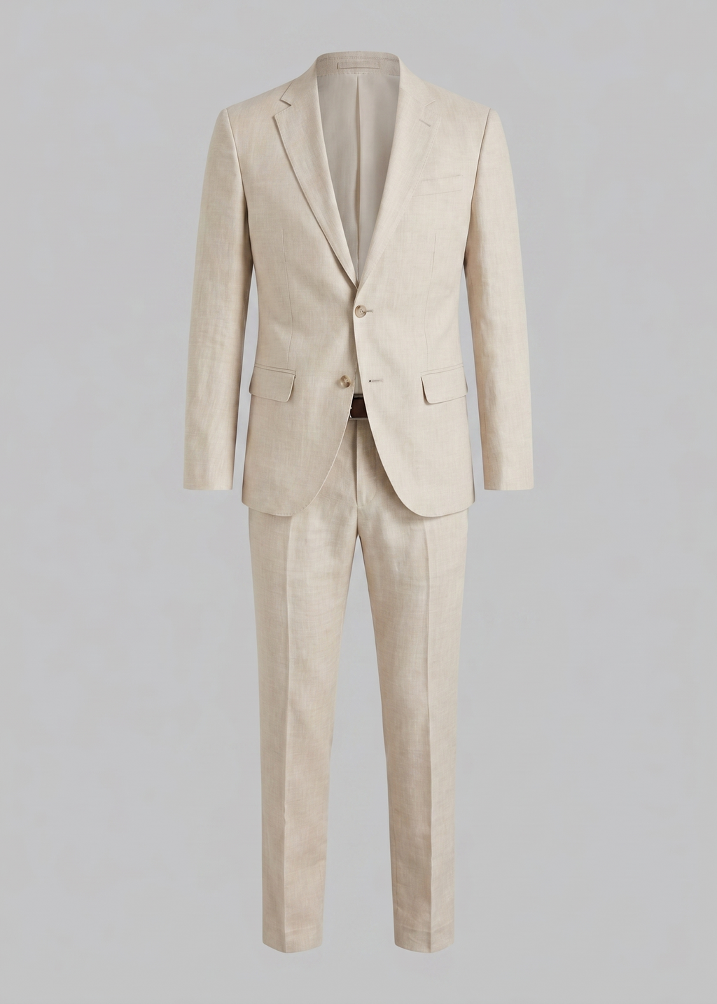 Men's Linen Suit, Single Breasted Wedding Suit – Blazer and Trousers