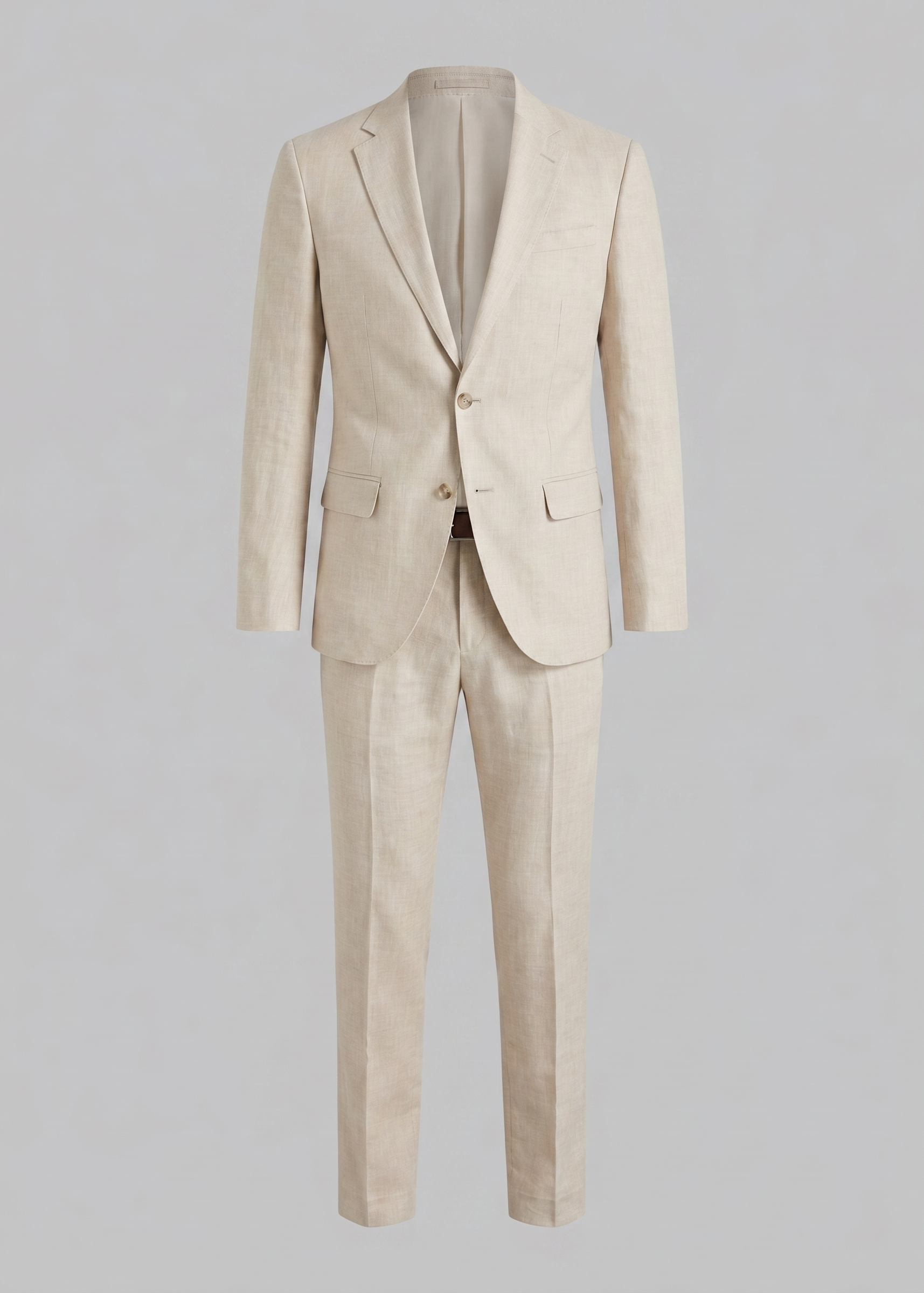 Men's Linen Suit, Single Breasted Wedding Suit – Blazer and Trousers