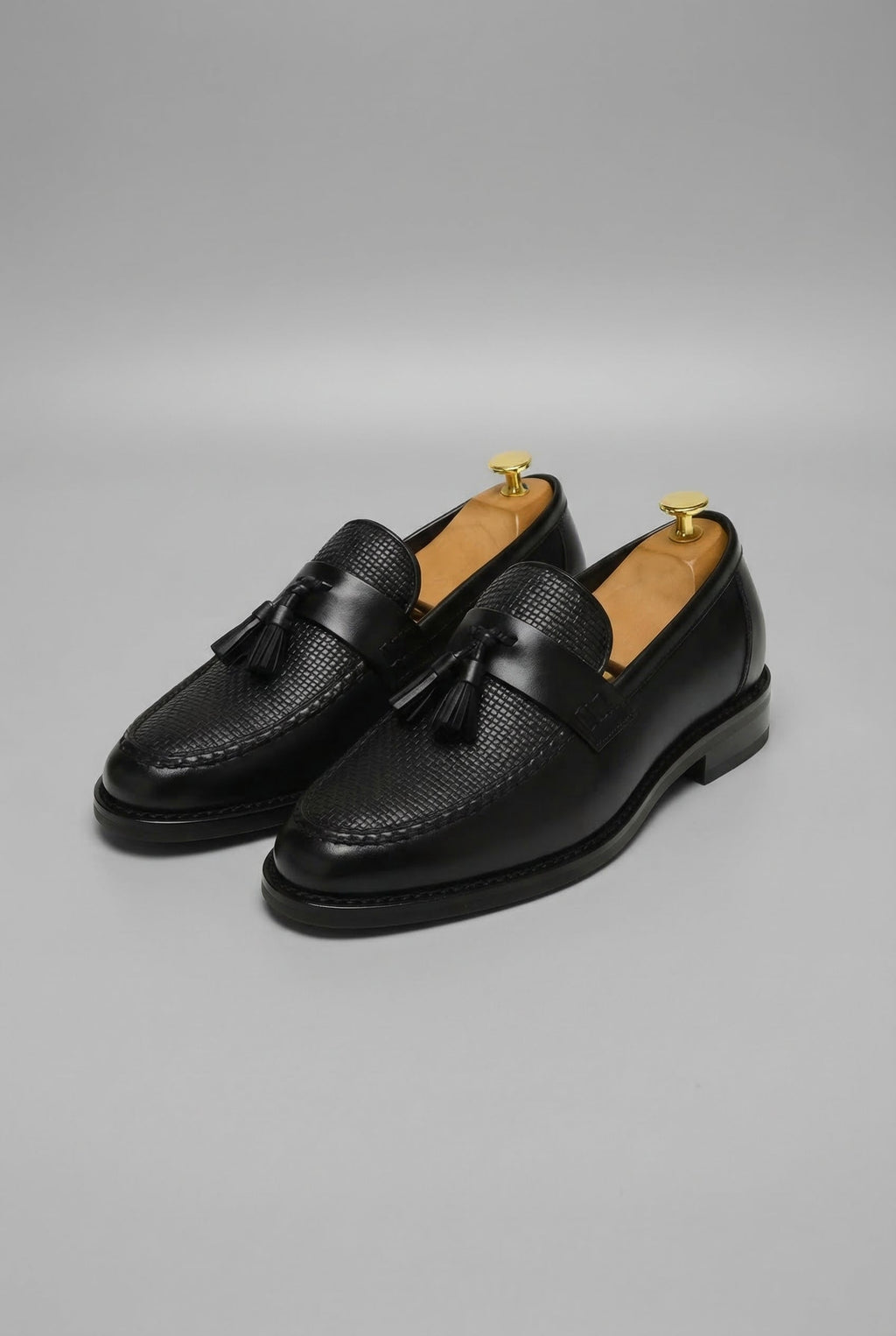 Men’s Classic Slip On Leather Loafers with Tassel