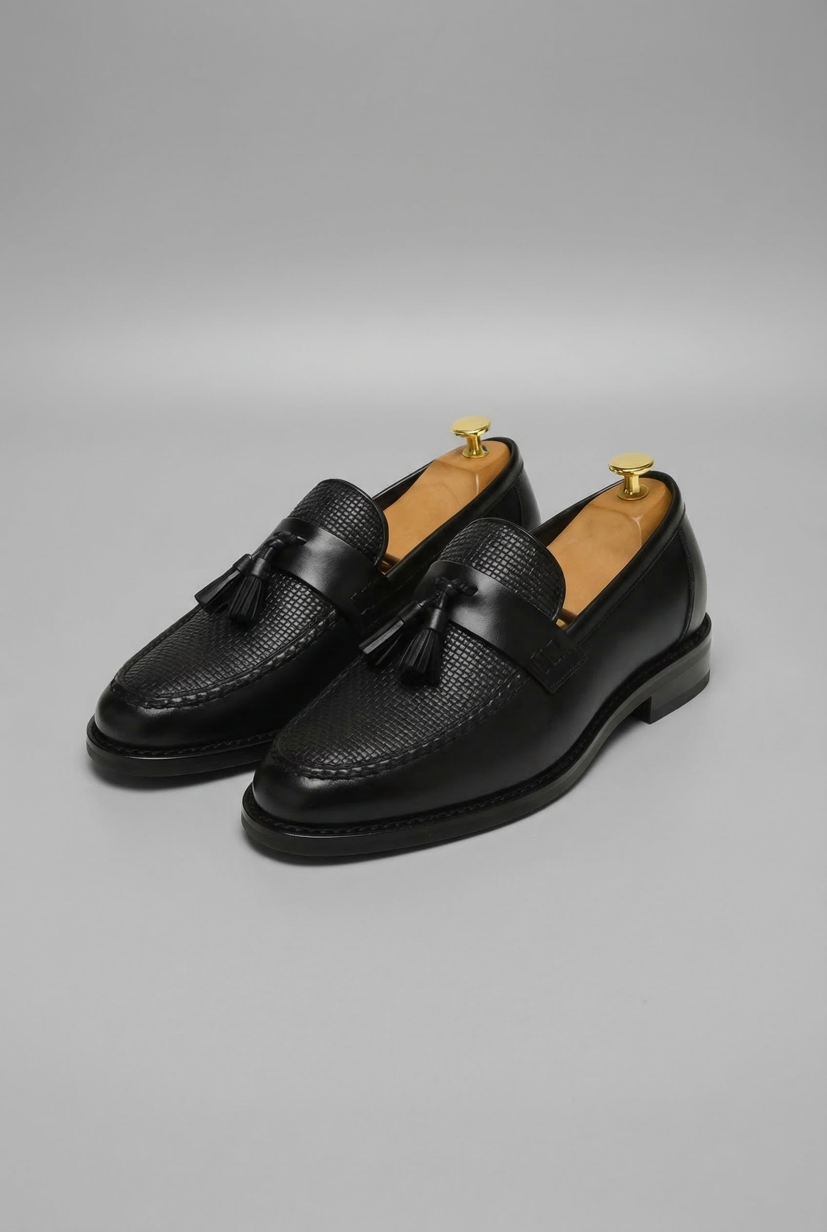 Men’s Classic Slip On Leather Loafers with Tassel